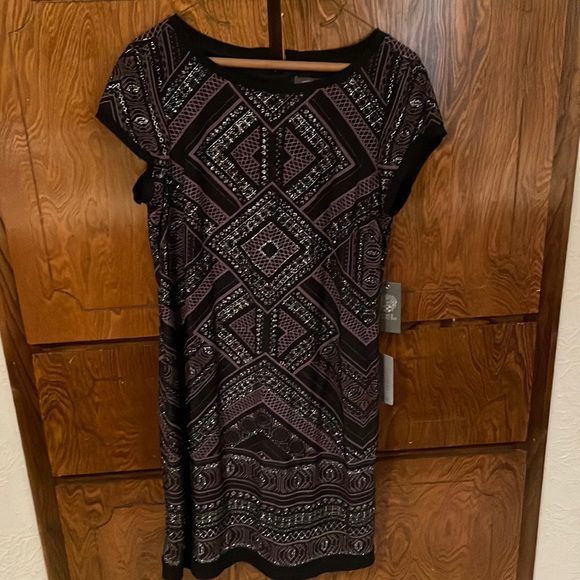 Vince Camuto size 10 patterned party dress new with tags - Picture 1 of 9